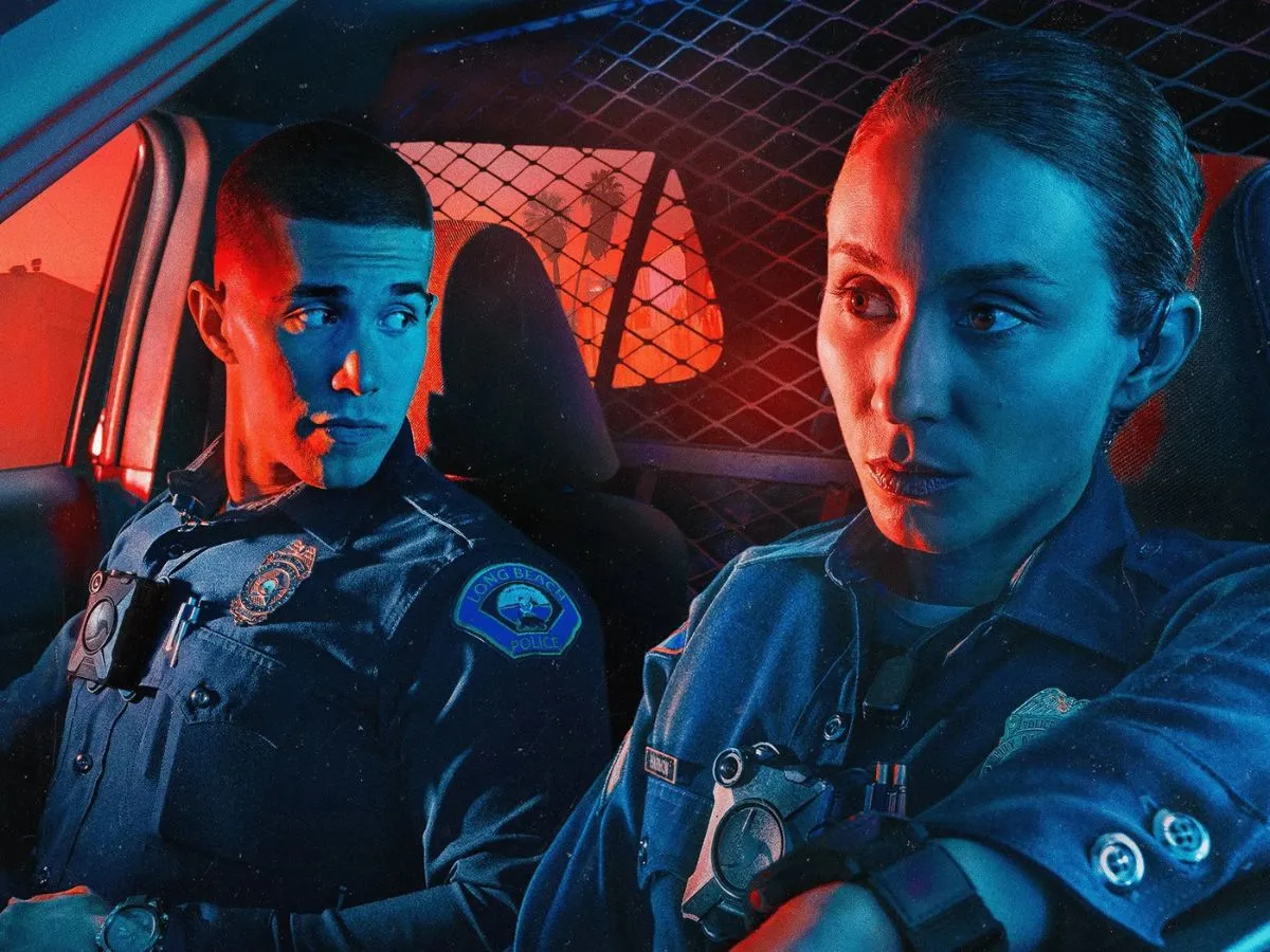 Brandon Larracuente com Troian Bellisario em Plantão Policial