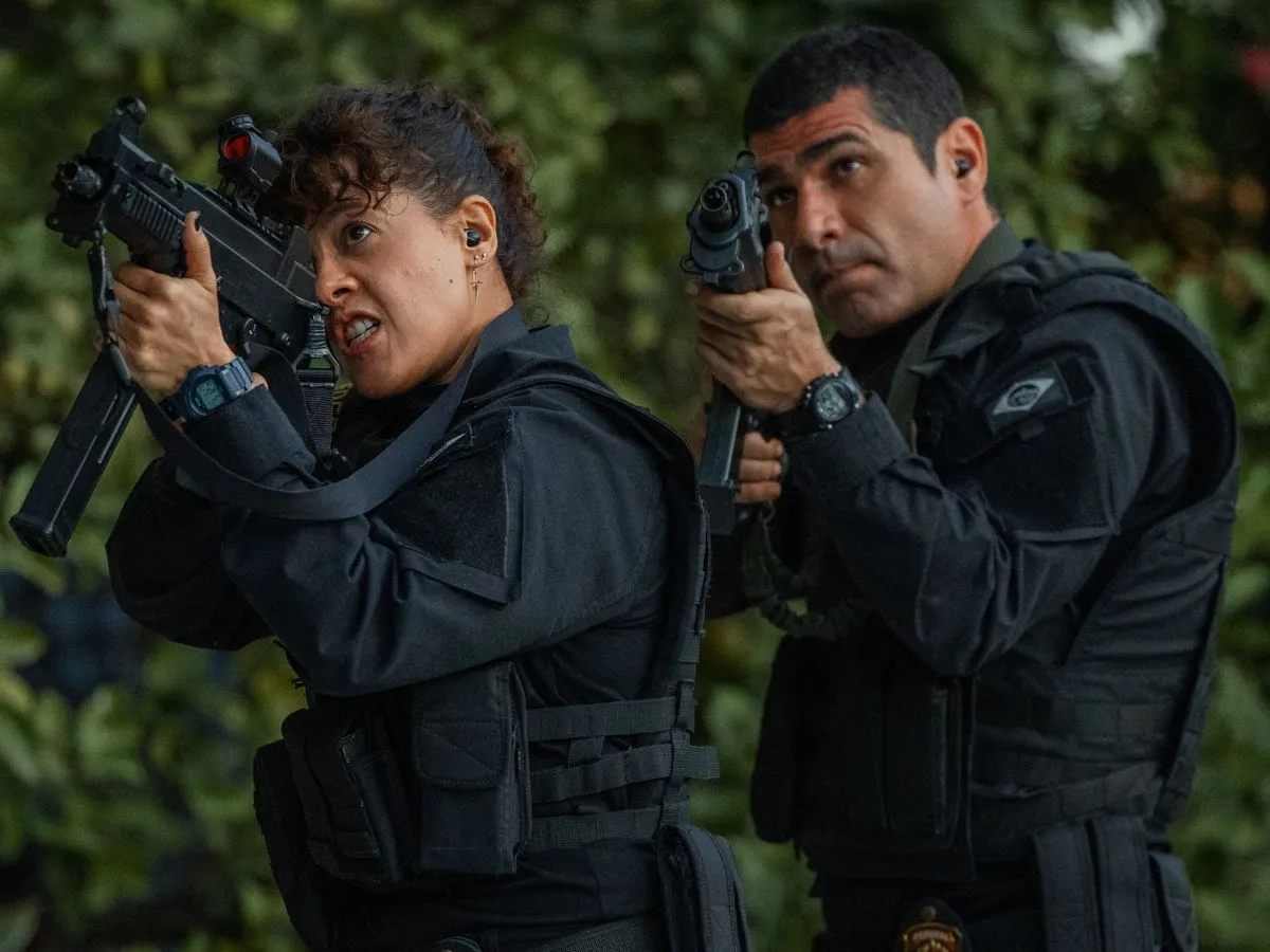 Maeve Jinkings com Rômulo Braga em DNA do Crime
