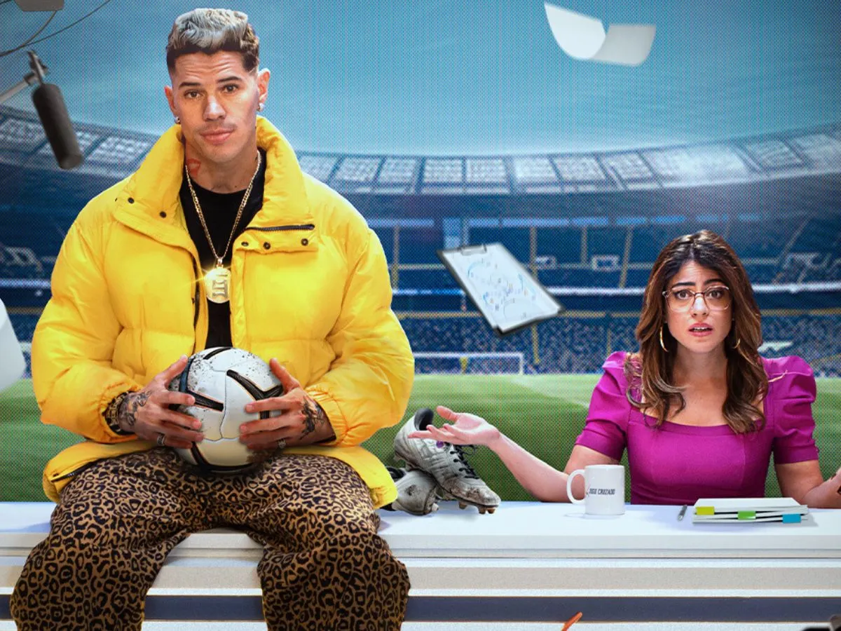 José Loreto com Carol Castro em pôster de Jogo Cruzado