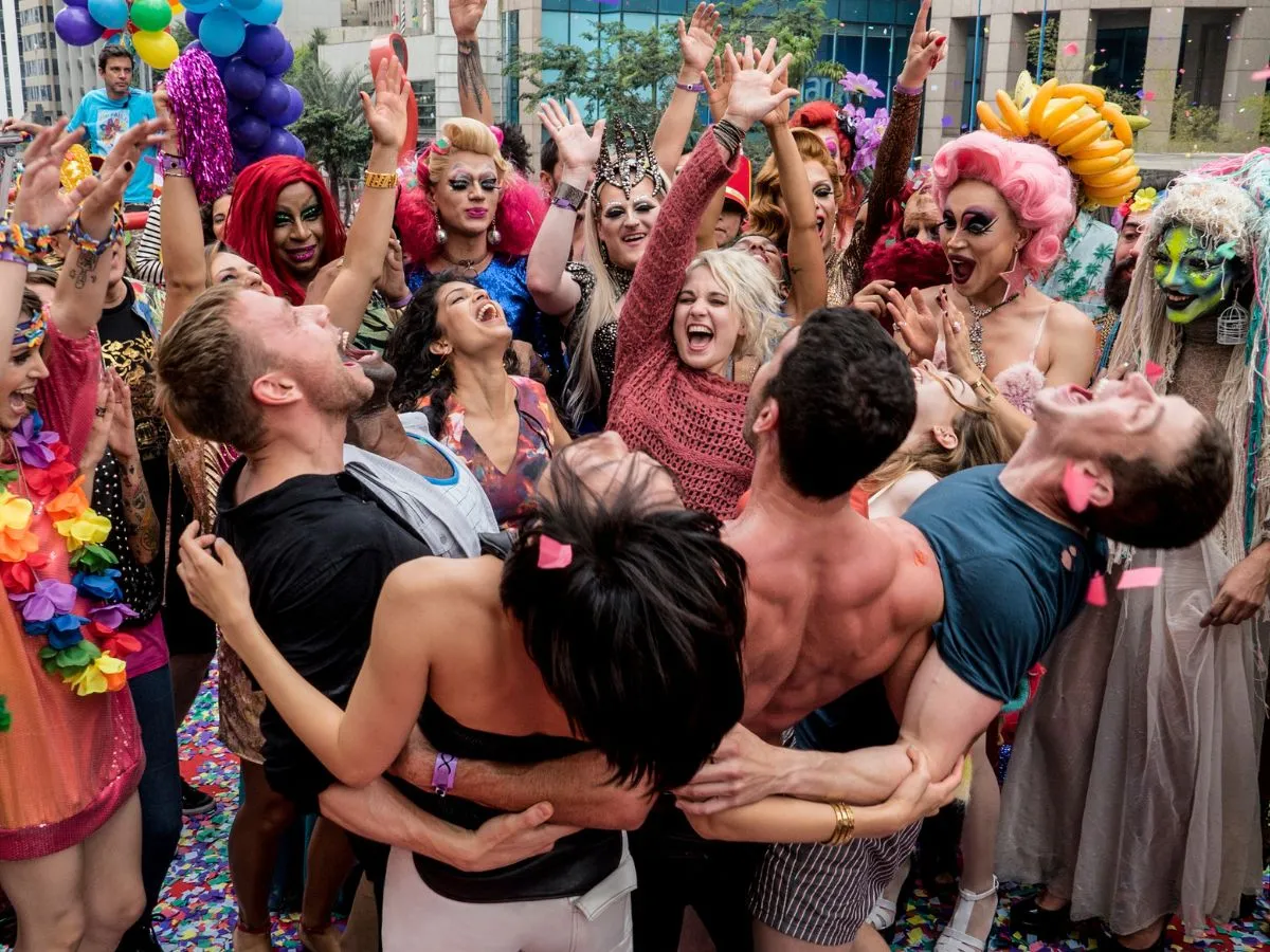 Cena da série Sense8 gravada em São Paulo
