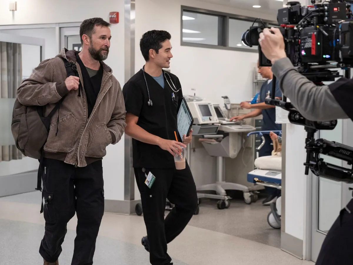 Bastidor da 2ª temporada de The Pitt