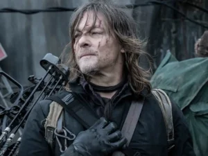 Norman Reedus em cena de Daryl Dixon