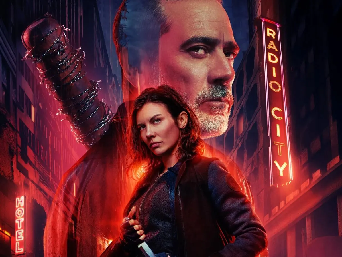 Jeffrey Dean Morgan e Lauren Cohan em cartaz de Dead City