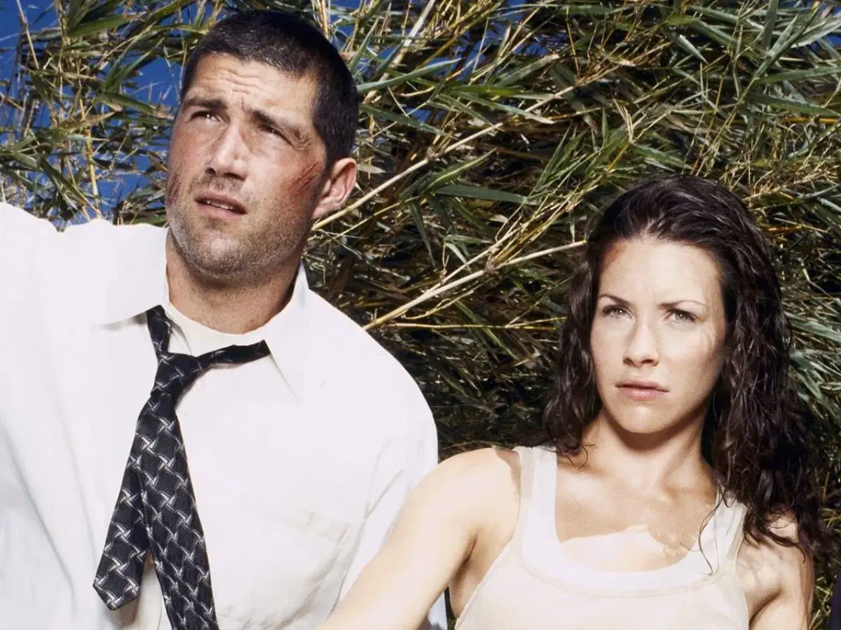 Matthew Fox e Evangeline Lilly em Lost