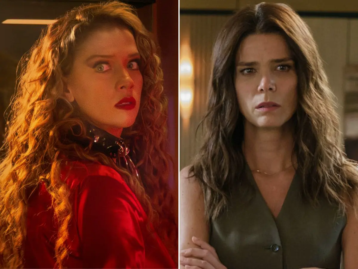 Carolina Miranada em Perfil Falso (à esq.); Juana Acosta em Medusa