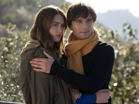 Grace Van Patten com Giuseppe De Domenico em A História Distorcida de Amanda Knox Grace Van Patten com Giuseppe De Domenico em A História Distorcida de Amanda Knox