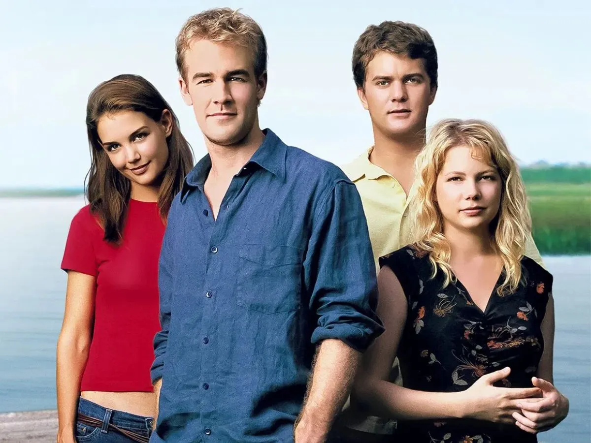 Elenco de Dawson's Creek em pôster da série