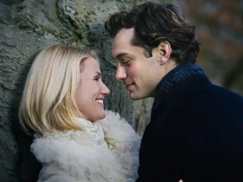 Cameron Diaz com Jude Law em O Amor Não Tira Férias Cameron Diaz com Jude Law em O Amor Não Tira Férias
