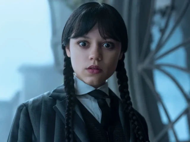 Jenna Ortega na 2ª temporada de Wandinha