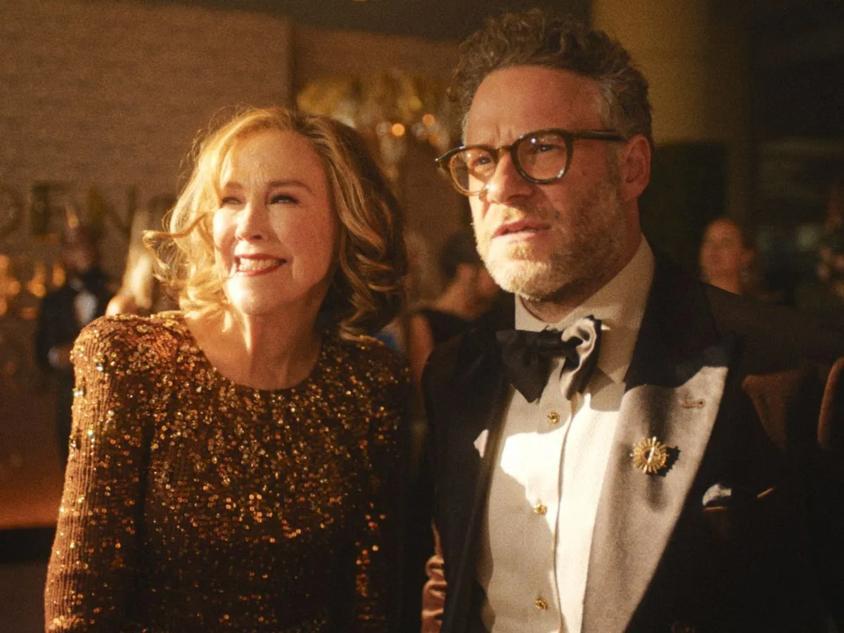Catherine O’Hara e Seth Rogen em O Estúdio