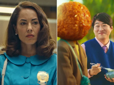 Cenas de Mulheres de Azul (à esq.) e Chicken Nugget Cenas de Mulheres de Azul (à esq.) e Chicken Nugget