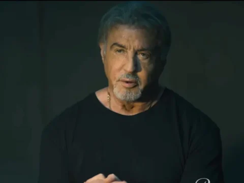 Sylvester Stallone em cena de Tulsa King 3 Sylvester Stallone em cena de Tulsa King 3