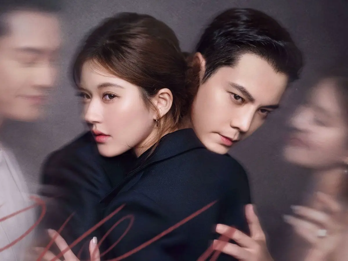 Zhao Lusi e William Chan em pôster de Ambição do Amor