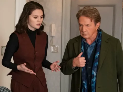 Selena Gomez com Martin Short em Only Murders in the Building Selena Gomez com Martin Short em Only Murders in the Building