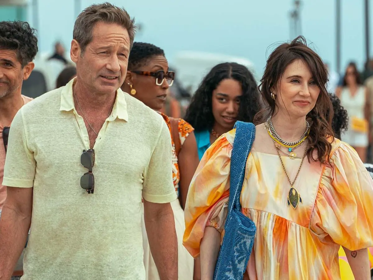 David Duchovny com Carice van Houten em Maldade