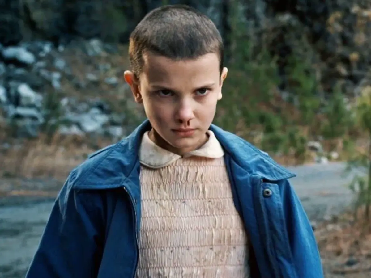 Millie Bobby Brown no começo de Stranger Things