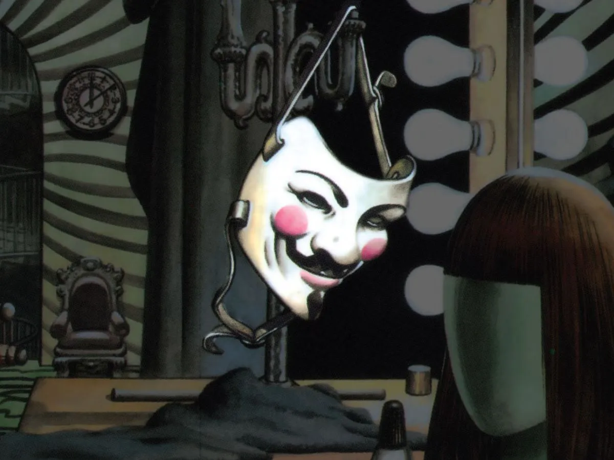 Imagem do quadrinho V de Vingança