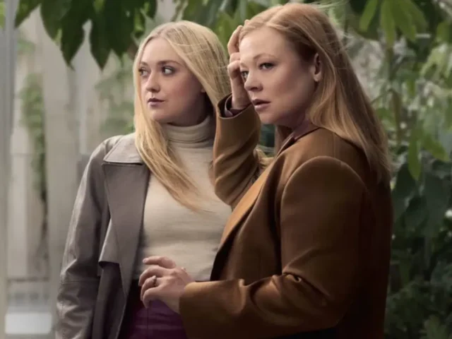 Dakota Fanning com Sarah Snook em All Her Fault