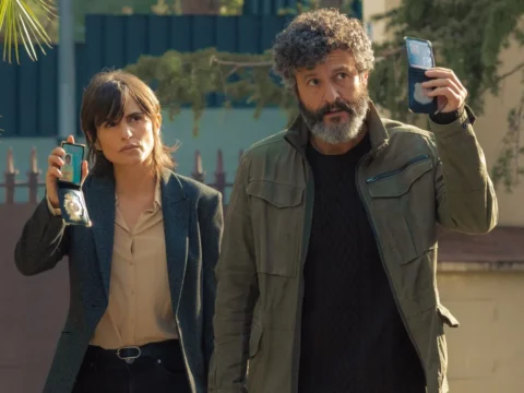 Verónica Echegui com Isak Férriz em Cidade de Sombras Verónica Echegui com Isak Férriz em Cidade de Sombras