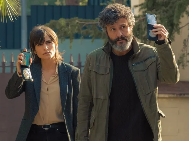 Verónica Echegui com Isak Férriz em Cidade de Sombras Verónica Echegui com Isak Férriz em Cidade de Sombras