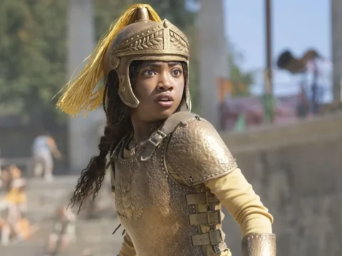 Leah Sava Jeffries na 2ª temporada de Percy Jackson Leah Sava Jeffries na 2ª temporada de Percy Jackson