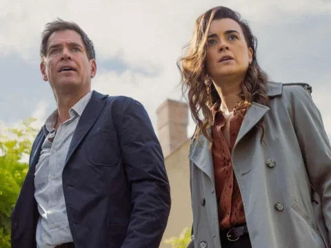 Michael Weatherly com Cot&eacute; de Pablo em NCIS: Tony & Ziva