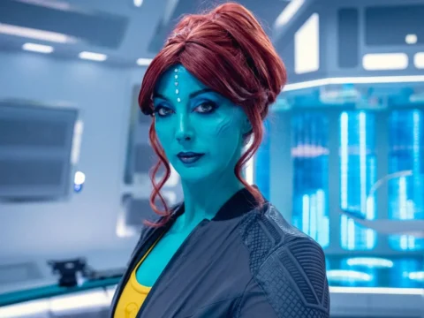 Milanka Brooks no episódio USS Callister de Black Mirror 7 Milanka Brooks no episódio USS Callister de Black Mirror 7