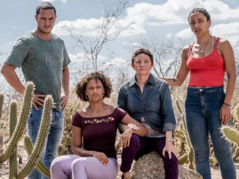 Elenco principal de Canga&ccedil;o Novo nos bastidores da 2&ordf; temporada