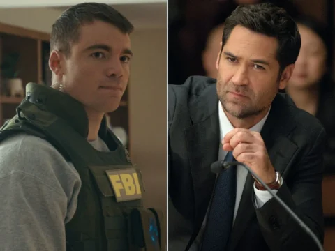 Cenas de O Agente Noturno (&agrave; esq.) e O Poder e a Lei