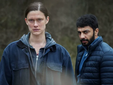 Krista Kostonen com Mohammed Nour Oklah em Terra de Pecados