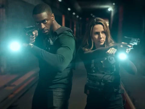 Aldis Hodge com Alona Tal em Detetive Alex Cross 2