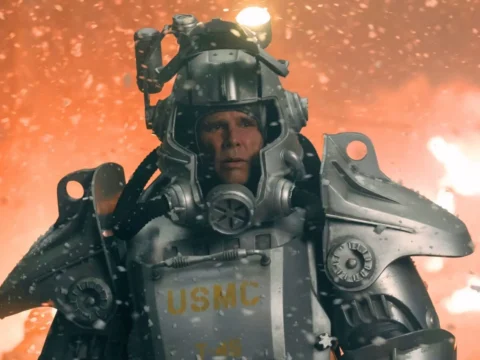 Walton Goggins em cena de Fallout