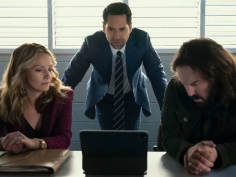 Cena da 4&ordf; temporada de O Poder e a Lei
