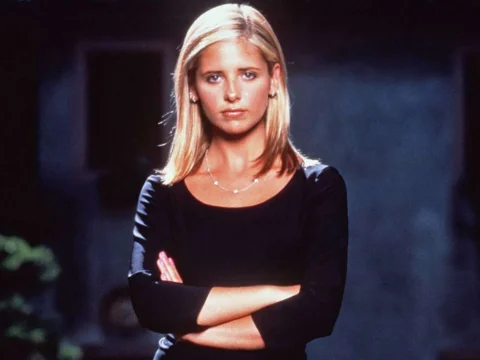 Sarah Michelle Gellar em Buffy, a Ca&ccedil;a-Vampiros