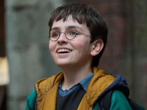 Dominic McLaughlin na s&eacute;rie Harry Potter