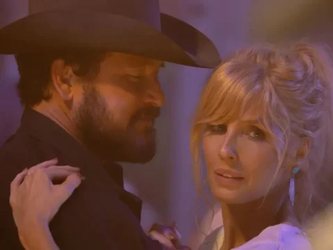 Cole Hauser com Kelly Reilly em Rancho Dutton