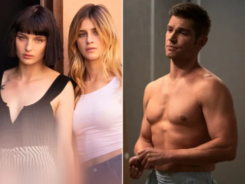 Cenas das s&eacute;ries Baby (&agrave; esq.) e Sex/Life