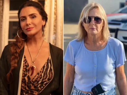 Giovanna Antonelli em Beleza Fatal; Dominique Scharf saindo de Trememb&eacute;