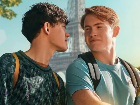 Joe Locke e Kit Connor em Heartstopper