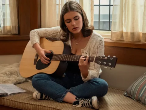 Ella Bright em cena de Amores Improv&aacute;veis
