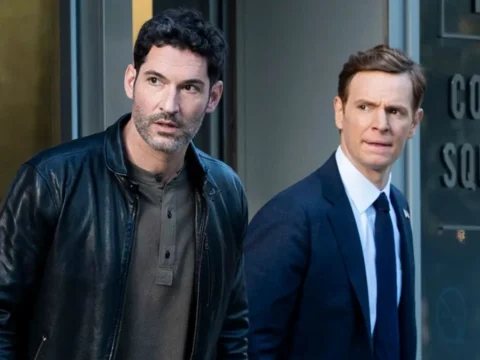 Tom Ellis com Nick Gehlfuss na s&eacute;rie CIA
