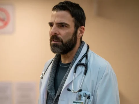 Zachary Quinto em cena de Mentes Extraordin&aacute;rias