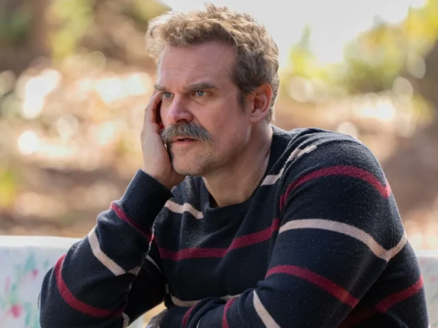 David Harbour em cena de DTF St. Louis David Harbour em cena de DTF St. Louis
